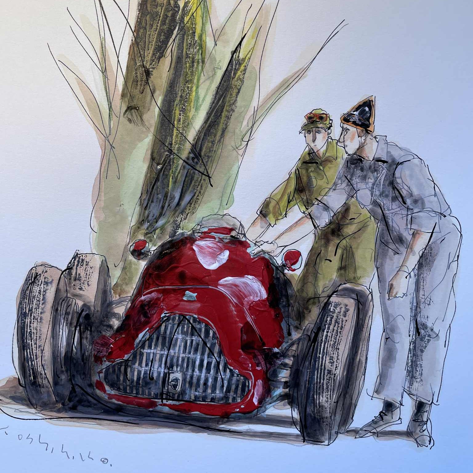 安藤俊彦 個展「赤いクルマ2」2025年11月18日（火）ー22日（土