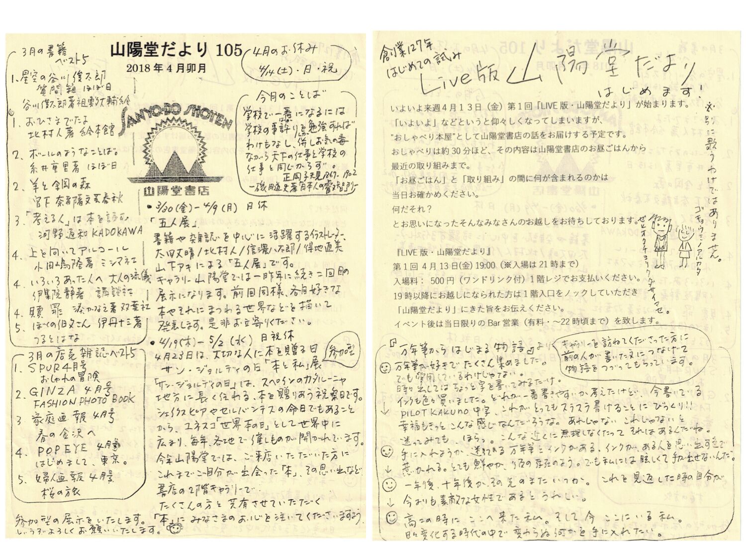 105号 2018年4月(卯月)